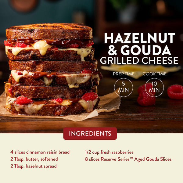 Sargento Reserve Series™ Natural Aged Gouda Sliced Cheese,  8 Slices
