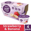 Dannon Light + Fit Strawberry Banana Nonfat Yogurt️