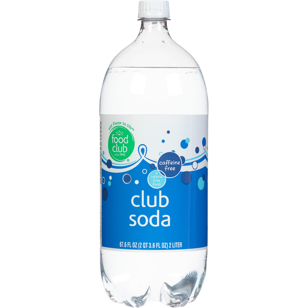 Food Club Club Soda, Caffeine Free