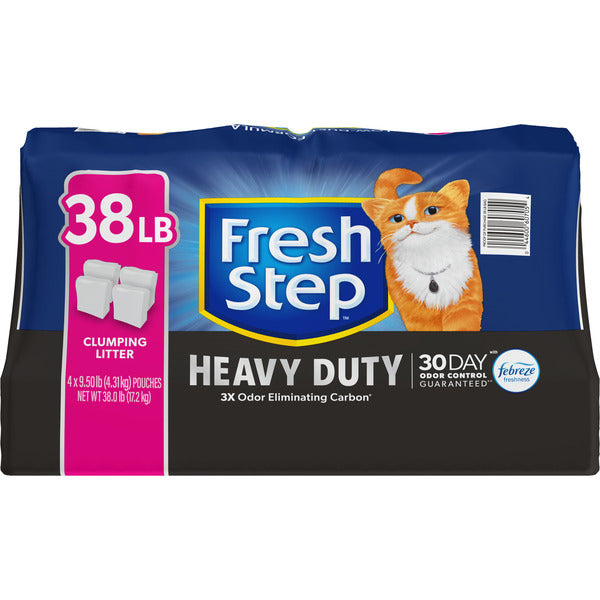 Fresh Step Heavy Duty Clumping Litter with Febreze Freshness, 30 Day Odor Control