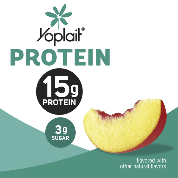 Yoplait Protein Peach Yogurt Cultured Dairy Snack Cup