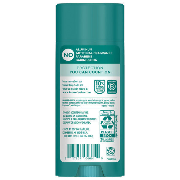 Tom's Wild Lavender Natural Deodorant For Women And Men, Aluminum Free