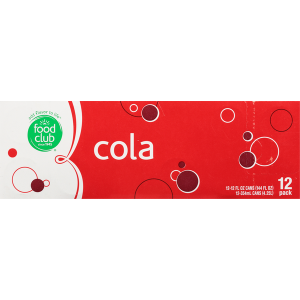 Food Club Cola, 12 Pack