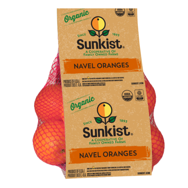 Sunkist Growers Organic Navel Oranges