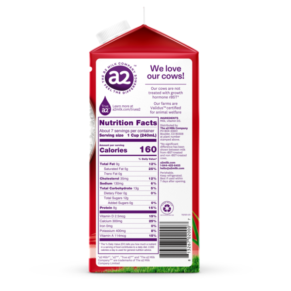 a2 Milk Whole Milk