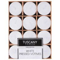 Tuscany Candle Candles, Unscented, White Pressed V...
️