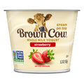 Brown Cow® Brown Cow Cream Top Strawberry on the Bottom Whole Milk Yogurt, 5.3 oz. Cup- Creamy, Delicious Yogurt