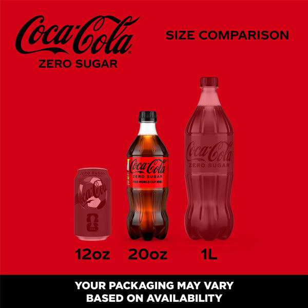 Coca Cola Zero Sugar Soda Bottle