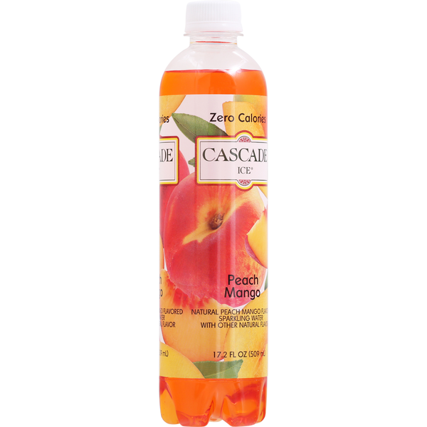 Cascade Ice Sparkling Water, Peach Mango