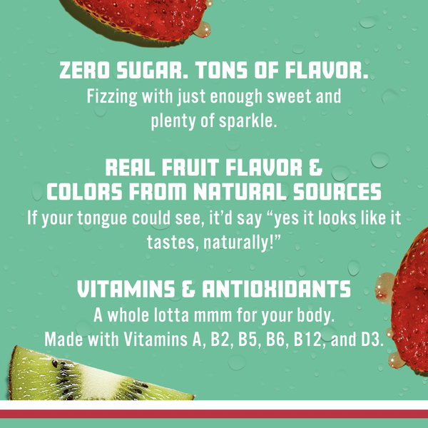 Sparkling Ice® Zero Sugar Kiwi Strawberry Sparkling Water