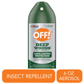 OFF!® Deep Woods Insect Repellent Aerosol Spray, up to 8 Hours of Protection