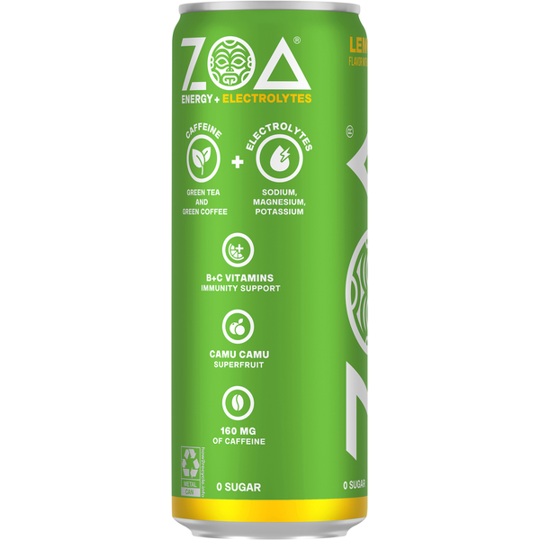 ZOA Lemon Lime Energy Drink