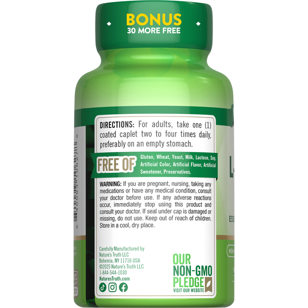Nature's Truth L-Lysine Coated Caplet