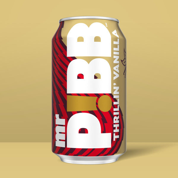 Mr. Pibb Vanilla Soda Cans
