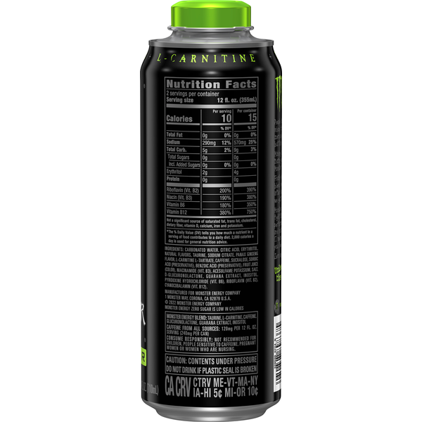 Monster Zero Sugar Energy Drink