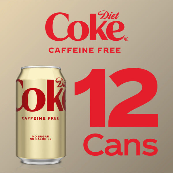 Diet Coke Caffeine-Free Fridge Pack Soda Cans