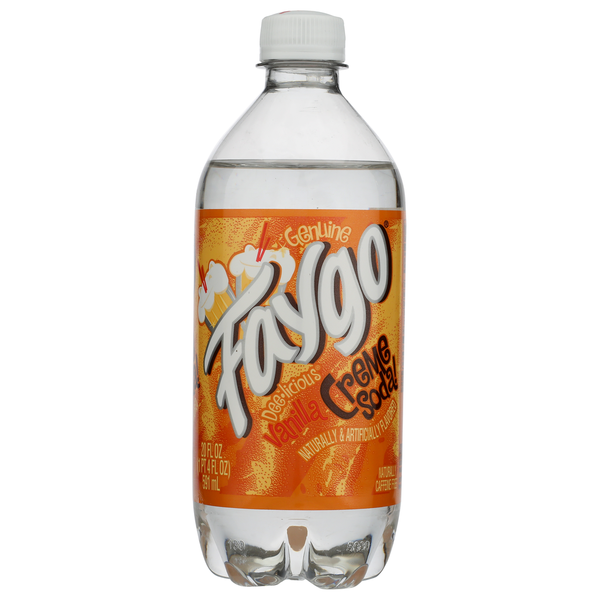 Faygo , Creme Soda, 24/20 Oz Pet No Shrink
