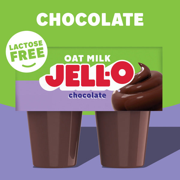 Jell-O Oat Milk Pudding Cups, Chocolate