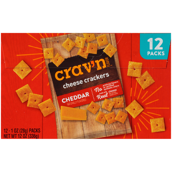 Crav'n Flavor Cheddar Cheese Crackers