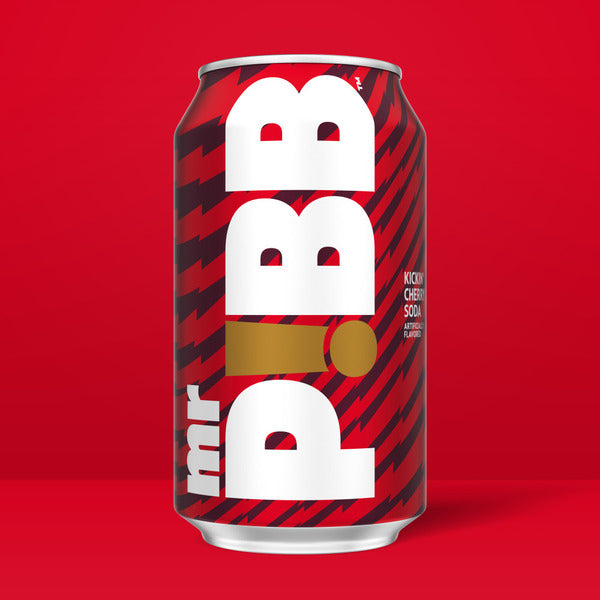 PIBB XTRA Cherry Soda Cans