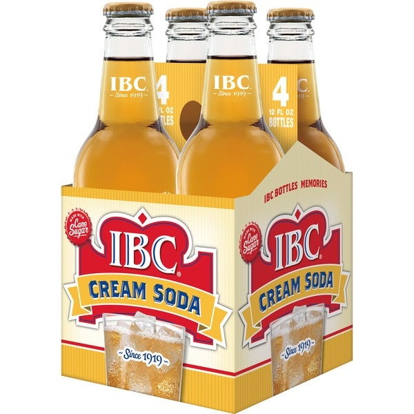 IBC Cream Soda Made with Sugar
