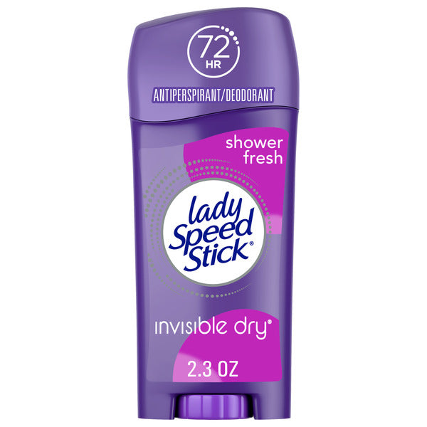 Lady Speed Stick Invisible Dry Antiperspirant Deodorant, Shower Fresh