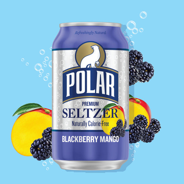 Polar Blackberry Mango Premium Seltzer