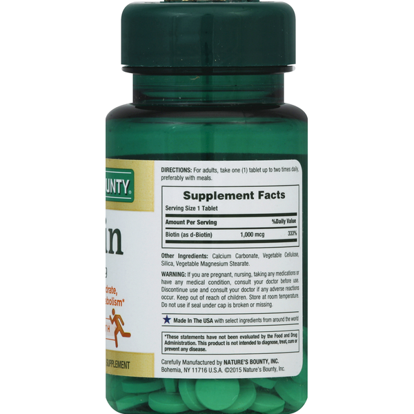 Nature's Bounty Biotin