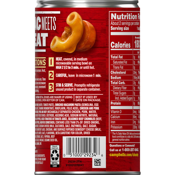 Campbell's Chili Dog Mac Soup
