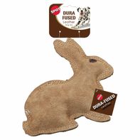 SPOT Dura-fused Leather & Jute Rabbit Dog Toy️