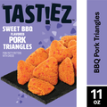 Tastiez Breaded Sweet BBQ Flavored Pork Triangles Frozen Appetizers