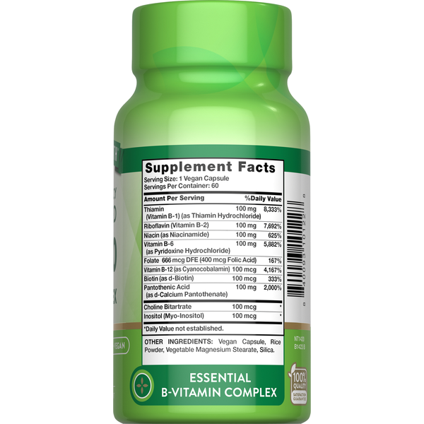 Nature's Truth Vitamin B-Complex Capsules