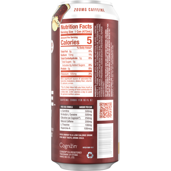 RYSE Zero Sugar Root Beer Float Energy Drink