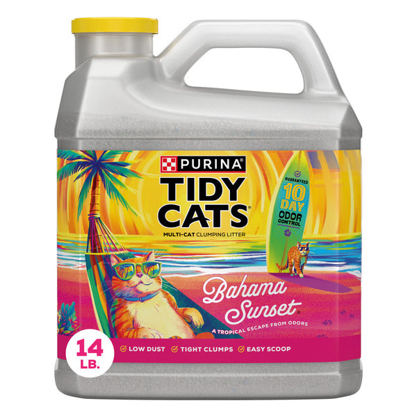 Purina Tidy Cats Purina Tidy Cats Bahama Sunset Scented Clumping Cat Litter Odor Control Formula