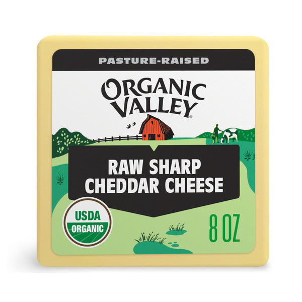Organic Valley® Raw Organic Sharp Cheddar Cheese Block