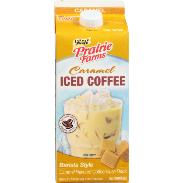 Prairie Farms Iced Coffee, Caramel, Barista Style