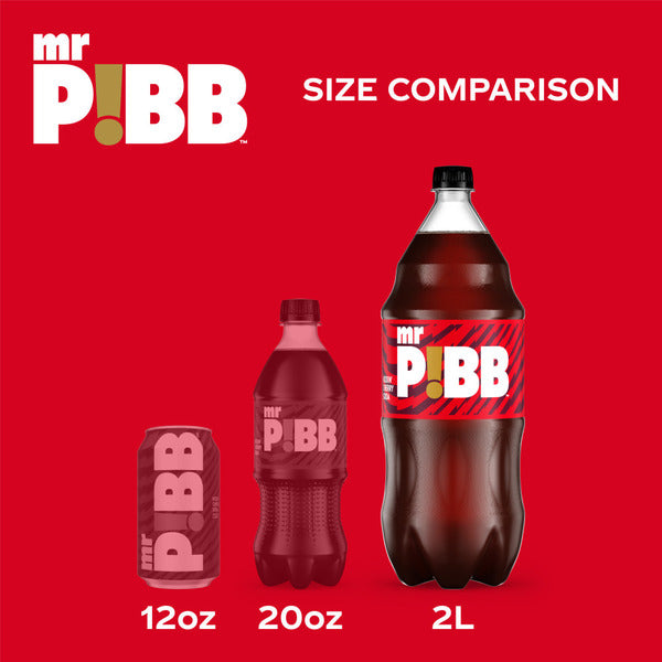 PIBB XTRA Cherry Soda Bottle