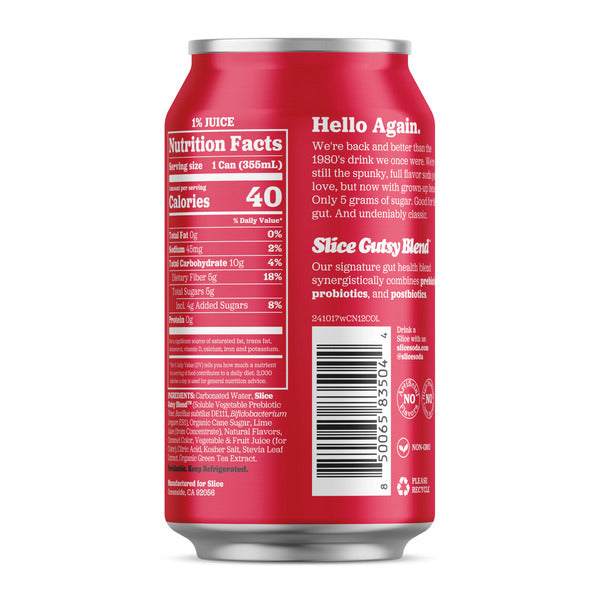 Slice Classic Cola Healthy Soda