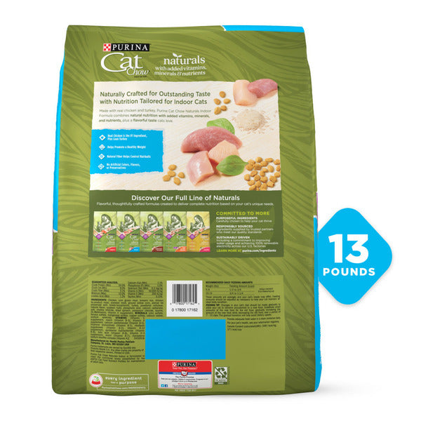 Purina Cat Chow Hairball, Healthy Weight, Indoor, Natural Dry Cat Food, Naturals Indoor