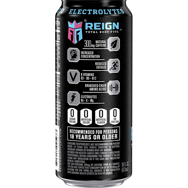 REIGN Sour Gummy Worm Energy Drink