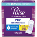 Poise Incontinence Pads, Moderate Absorbency, Regular Length