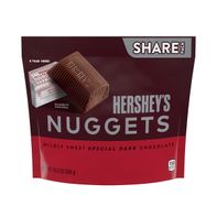 Hershey's NUGGETS SPECIAL DARK Mildly Sweet Chocolate Candy Share Pack, 10.2 oz