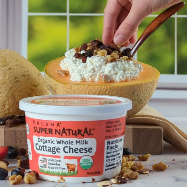 Kalona SuperNatural Organic, Whole Milk Cottage Cheese