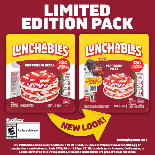 Lunchables Pizza with Pepperoni Kids Lunch Snack Kit