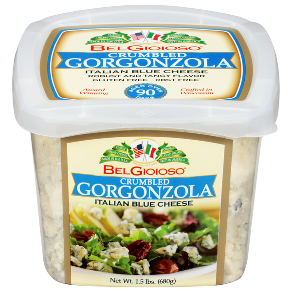 BelGioioso Gorgonzola Cheese, Cow & Sheep Crumbled Cup