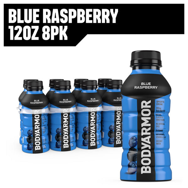 BODYARMOR Blue Raspberry Sports Drink Bottles