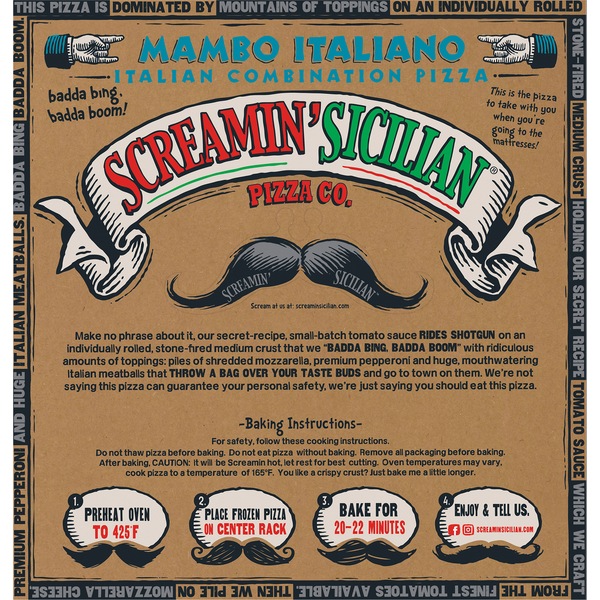 Screamin' Sicilian Pizza, Mambo Italiano