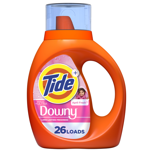 Tide Plus Boost of Ultra Downy Liquid Laundry Detergent, April Fresh Scent