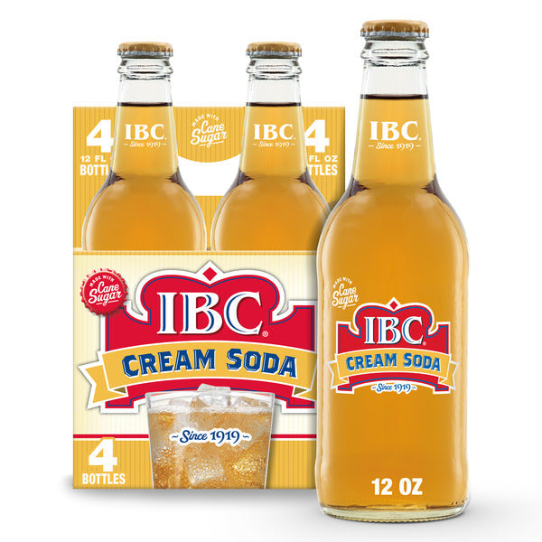 IBC Cream Soda Made with Sugar