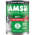 IAMS Proactive Health Adult Wet Dog Food Classic Ground with Lamb & Whole Grain Rice